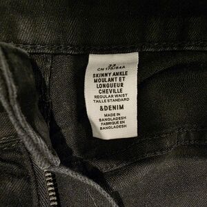 Black Skinny Ankle Jeans for Women